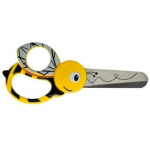 Fiskars Laste k&auml;&auml;rid 13cm Mesilane 5002135, 5cm tera, ergonoomilised k&auml;epidemed, &uuml;mar ots, ohutu l&otilde;ike&auml;&auml;r