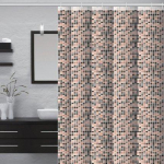 Baltic Aqua Du&scaron;ikardin 9130834, 1800mm, 1800mm, 100% PEVA, veekindel, lihtne puhastada