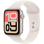 Apple Nutikell SE 3 GPS MEHJ4ET/A, 44mm, Starlight alumiiniumkorpus, Starlight spordirihm M/L, 64GB, 18h aku t&ouml;&ouml;aeg, GPS, Wi-Fi 4