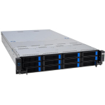 Asus server RS521A-E12-RS12U, 90SF03X1-M000C0, 2000W, 12x3.5" pesa, 24 DIMM pesa, 80 PLUS Titanium
