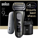 Braun Habemeajaja 9675CC, 5+1 habemeajamis elementi, t&auml;psus tera, 60min aku t&ouml;&ouml;aeg, 100% veekindel