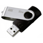 Goodram 32GB UTS2 USB 2.0 m&auml;lupulk, UTS2-0320K0R11, 32 GB, USB 2.0, 20 MB/s, 5 MB/s, must