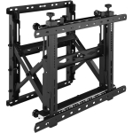 Sbox TV kinnitus LVW13-46T, 45-70, 70kg, 200x200, 600x400, 120mm, 325mm, -3&deg;/+2&deg;, must, teras, plastmass