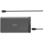 Hama Universaalne USB-C Toitepakett 00200012, 26800 mAh, 1x USB-C, 2x USB-A, LED indikaator