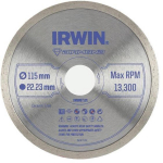 Irwin Diamantne l&otilde;ikeketas IW8087101, 115mm, 22.23mm, teistele materjalidele, niiskeks l&otilde;ikamiseks, kuivaks l&otilde;ikamiseks