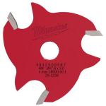 Milwaukee 4932500987, puidu soonel&otilde;ikur, 8mm vars, 3/47.6mm, karbiidist otsik