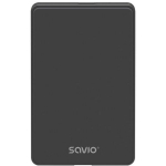 Savio AK-65 2,5" HDD/SSD v&auml;liskorpus, USB 3.0, 5 Gbit/s, 1xUSB, must