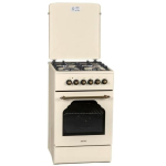 MPM MPM-56-KRM-14 Gaasi/elektripliit, kreemikas, 58 l, 230 V, 50 Hz, A
