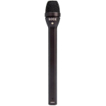 R&Oslash;DE Reporter Black Interview microphone