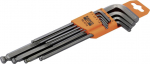 Kuuskantv&otilde;tme komplekt, pall 1,5-10mm (9tk) BE-9770 BAHCO