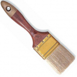 Pintsel 60mm, lapik, peitsitud puidust k&auml;epide