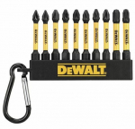 Kruvikeeraja otsikute komplekt 1/4" Flextorq 10 tk. PZ 57 mm DT7276 DEWALT