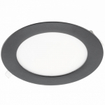LED valgusti ORIS PLUS, 7W, 4000K, 560lm, IP20, 120&deg;, must; LD-ORW07W-NBP-10
