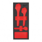 TUK&Scaron;I PUTU IELIKTŅI TĒRAUDA UZGLABĀ&Scaron;ANAI, EMPTY 3 PC ADJUSTABLE WRENCH SET FOAM INSERT, 4932493674 MILWAUKEE