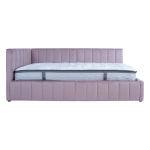 Gulta JASPER 90x200cm ar matraci HARMONY DUO, violetī rozā K285231