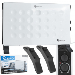 Mūsdienīgs un elegants konvektors, GEKO, G80443, 2000W, trīs jaudas līmeņi, portatīvs