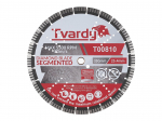 Segmentēta dimanta zāģa asmens 350mm, Tvardy, T00810, 25,4/20mm montāžas atvere, 12mm augstums