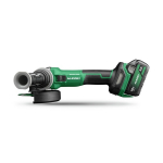 Bezvadu diska slīpma&scaron;īna, HIKOKI, G1813DEWQZ, 18 V, 125 mm, bezsuku motors, 750 W jauda