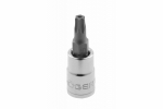 Muciņa ar TORX uzgali 8 mm, HOGERT, HT1S672, S2 tērauds, 1/4&Prime;, cietība 58-60 HRC