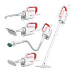 Deerma multifunktsionaalne aurupuhasti ZQ610 1600W 5-in-1 105&deg;C aur Valge