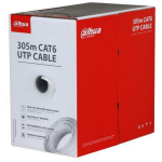 Dahua PFM922I-6UN-C-WHITE CAT6 U-UTP kaabel 305 m, valge, 9.2 kg, CCA 22%-31%, CPR Eca