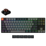 Keychron klaviatuur K1X-B3 80% TKL, RGB LED valgustus, Bluetooth 5.2, USB Type-C, 87 nuppu, mehaaniline l&uuml;liti
