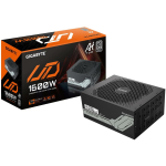 Gigabyte PSU GP-UD1600PM PG5 1600W, ATX 3.1, 80 PLUS Platinum, 1 ventilaator, Aktiivne jahutus, T&auml;ielikult modulaarne