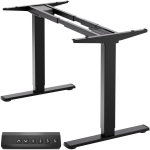 Onkron seisva laua raam CDF222E-B, k&otilde;rguse reguleerimine 730&ndash;1200 mm, laius 1000&ndash;1700 mm, v&otilde;imsus 52.2 W, kandev&otilde;ime 100 kg