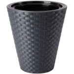 Form Plastic Lillepott Rattana 4355511, 440mm, 400mm, &uuml;mmargune, hall, plastmass