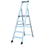 Elkop Professionaalne Redel 5 Astet 3392806, 1,06 m, 3,0 m, 150 kg, 7,7 kg, platvormi k&otilde;rgus, libisemisvastased jalad