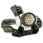 Arcas Pealamp 30710005, 19 LED, 4 valgusfunktsiooni, 3xAAA aku, plastkorpus, reguleeritav peapael