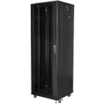 Lanberg Vaba seisuga rack FF01-6637-12B, 600mm, 37U, 800kg, IP20, 2 ventilaatorit 230V, must