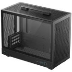 Deepcool Korpus CH160 Plus R-CH160-BKNGM0-G, 1 x 3.5", 1+1 x 2.5", 4, Mini-ITX, Micro ATX, must