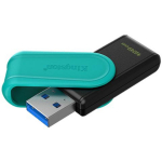 Kingston USB Flash Drive | DataTraveler Exodia S | 128 GB | USB Type-A | Black/Turquoise