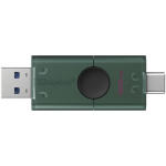 Kingston DataTraveler Duo | 128 GB | USB Type-C/Type-A | Black/Green