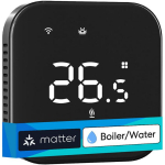 Meross nutikas Wi-Fi termostaat MTS215BMA-B-EU, 5-35&deg;C, &plusmn;0.5&deg;C t&auml;psus, 100-250V~, 3A, Wi-Fi, Bluetooth