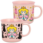 Paladone Super Mario Princess Peach kuumuse muutmise kruus PP14753NN, 350ml, roosa, disain muutub kuuma vedelikuga