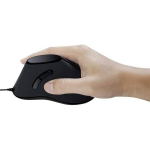 Logilink Ergonomiline vertikaalne hiir ID0158, 1000 dpi, 5 nuppu, USB, energias&auml;&auml;stufunktsioon