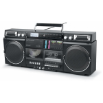 Muse Ghetto Blaster M-380 GB, 100-240V, FM, Bluetooth, CD m&auml;ngija, kassettidekooder, must