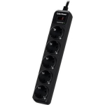 Cyberpower &Uuml;lepinge kaitse B0520SC0-DE, 5 x Type F, 350J, 7500A, 10A, 1.8m, must