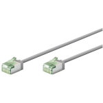 Goobay patch kaabel 74343, 0.15m, U/FTP, hall, halogeenivaba, tulekindel, PoE valmis, kuni 40 Gbps