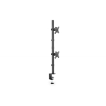 Digitus monitori kinnituse k&auml;si DA-90438, 2x8kg, 17-32'', VESA 75x75, 100x100, must, kiire vabastamine