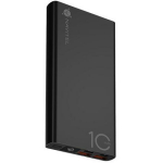 Navitel PWR10 AL Black, 10000mAh, 3.7V, 22.5W, USB-C 5V 2.6A, 9V 2A, 12V 1.5A, USB-Ax2 5V 3A, 9V 2A, 12V 1.5A, Mikro USB 5V 2A