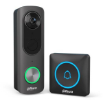 Dahua Uksekell VDKB01-BB, 2K, 36Wh, 10000mAh, must, IR liikumisandur, Wi-Fi 6