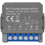 Avatto CMS16-RF-1 kardinamoodul, WiFi+RF, AC100-240V, 3A, 433MHz, IP20, Alexa, Google Home