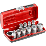 1/4' SOCKET SET HEX 6P MM 11PC