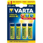 VARTA HR03 AAA Recharge Accu Power 800 mAh 56703 Rechargeable batteries 4 pc(s) Green