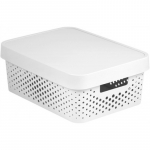 Kast kaanega Infinity 11L 36x27x14cm valge 0804753N23 CURVER