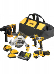 T&ouml;&ouml;riistakomplekt 12V (1x5,0Ah, 2x2,0Ah, DCH072, DCS512, DCD701, DCF801, DCS353, DCL510) DCK611P1D2-QW DEWALT