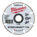 SPEEDCROSS&trade; STEELHEAD&trade;, STEELHEAD 115 MM - 1 PC, 4932492014 MILWAUKEE